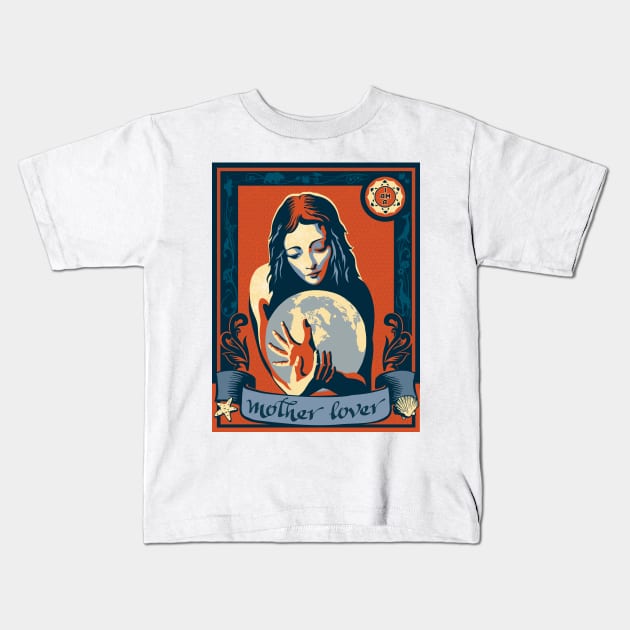 I Am A Mother Lover Kids T-Shirt by SFDesignstudio